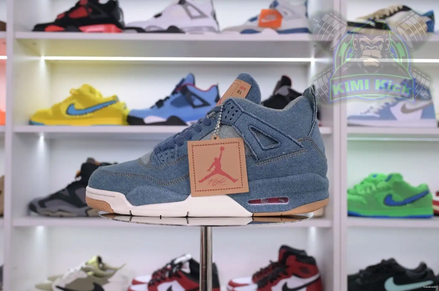 Jordan denim Jordan levis 4 retro Air Kimikick 0602